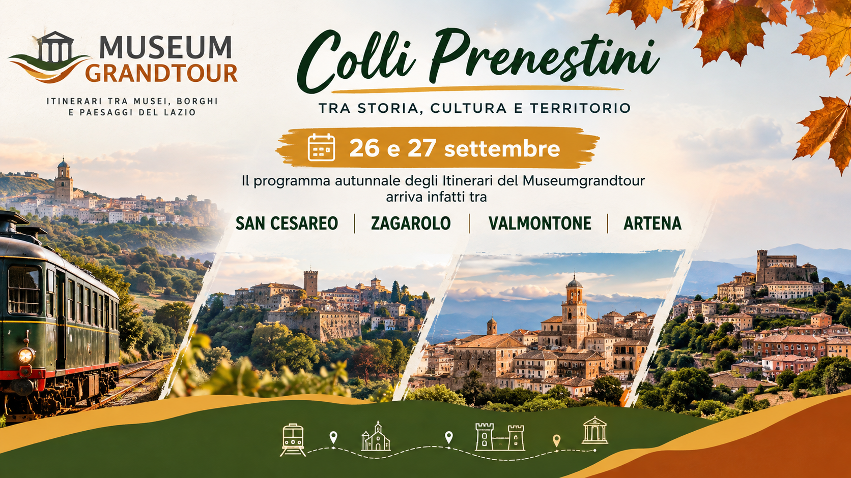 San Cesareo, Zagarolo e Valmontone: il Museumgrandtour arriva nei Monti Prenestini