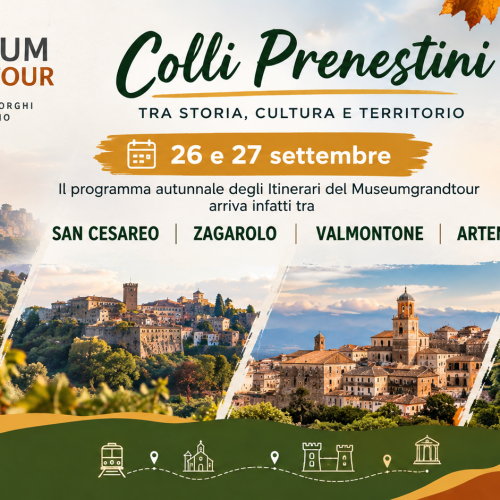 San Cesareo, Zagarolo e Valmontone: il Museumgrandtour arriva nei Monti Prenestini